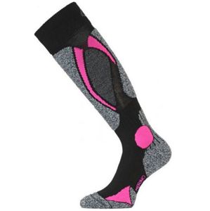 Lyžiarske ponožky Lasting SWC 904 čierna L (42-45)